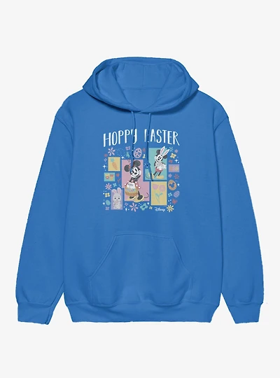 Disney Mickey Mouse And Minnie Hoppy Easter Blocks Hoodie