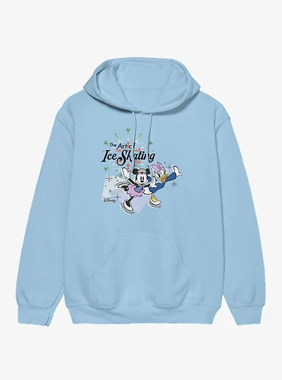 Disney Minnie Mouse And Daisy Duck The Art Of Ice Skating Hoodie