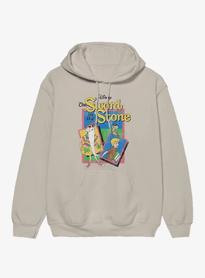 Disney The Sword Stone Archimedes, Arthur And Merlin Beach Vibes Hoodie