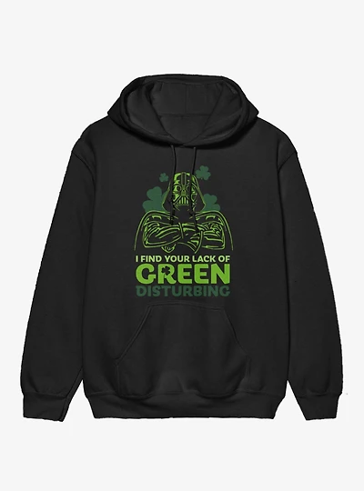 Star Wars Darth Vader St. Patrick's Your Lack Of Green Disturbing Hoodie