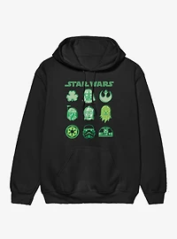 Star Wars St. Patrick's Lucky Character Icons Hoodie