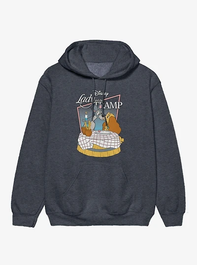 Disney Lady And The Tramp Dinner Kiss Hoodie