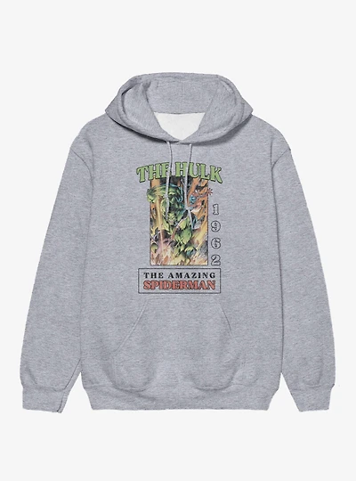 Marvel Comics 1962 Spider-Man And Hulk Hoodie