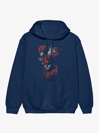 Daredevil Born Again Mask Collage Hoodie