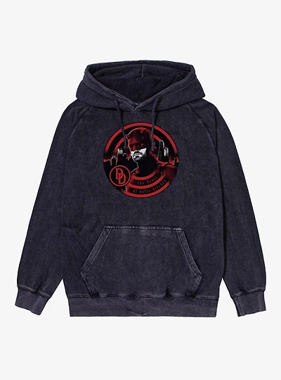 Daredevil Born Again Center Target Mineral Wash Hoodie