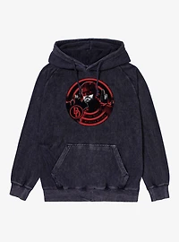 Daredevil Born Again Center Target Mineral Wash Hoodie
