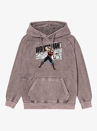 Marvel Comics Wonder Man Pump Mineral Wash Hoodie