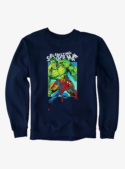 Marvel Comics Spider-Man And Hulk Appear Sweatshirt