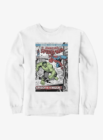 Marvel Comics Cover Amazing Spider-Man Vs The Hulk Sweatshirt