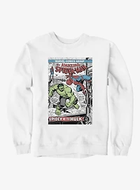 Marvel Comics Cover Amazing Spider-Man Vs The Hulk Sweatshirt