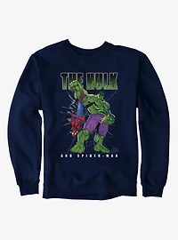 Marvel Comics Hulk Spider And Pizza Sweatshirt