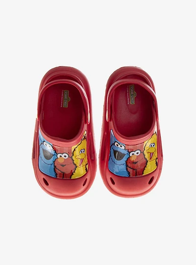 Sesame Street Slip-On Toddler & Little Kid Clogs Red