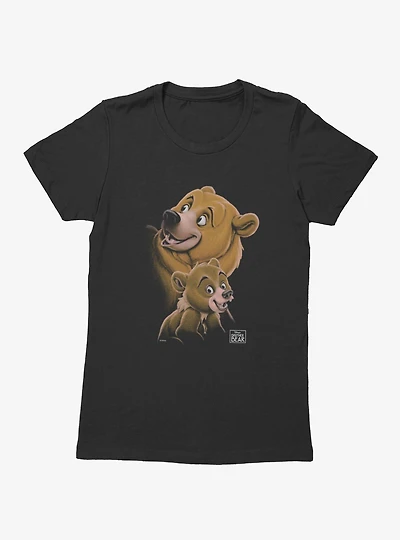 Disney Brother Bear Faces Koda And Kenai Womens T-Shirt