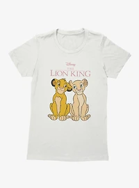 Disney The Lion King Simba And Nala Glance Womens T-Shirt