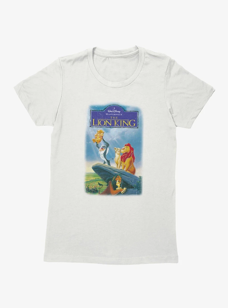Disney The Lion King Classic Movie Cover Womens T-Shirt