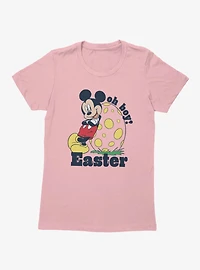 Disney Mickey Mouse Oh Boy Easter Egg Womens T-Shirt