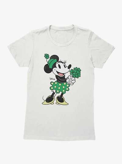 Disney Minnie Mouse St. Patrick's Lucky Dress Womens T-Shirt