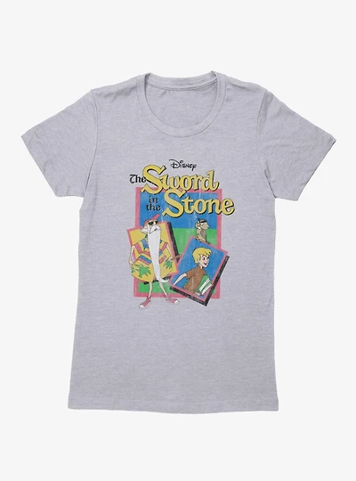 Disney The Sword Stone Archimedes, Arthur And Merlin Beach Vibes Womens T-Shirt