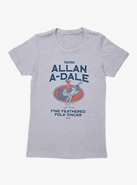 Disney Robin Hood Fine Feathered Allan A-Dale Womens T-Shirt