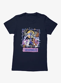 Disney The Aristocats Cat Jazz Music Womens T-Shirt