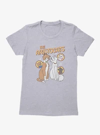 Disney The Aristocats Marie, Thomas& Kittens Womens T-Shirt