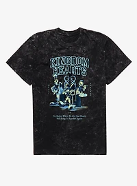 Disney Kingdom Hearts Will Bring Us Together Again Mineral Wash T-Shirt