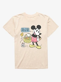 Disney Mickey Mouse Egg-Stra Special Day Hoppy Easter Mineral Wash T-Shirt