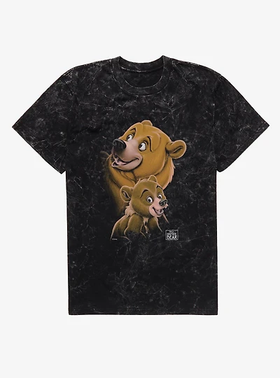 Disney Brother Bear Faces Koda And Kenai Mineral Wash T-Shirt