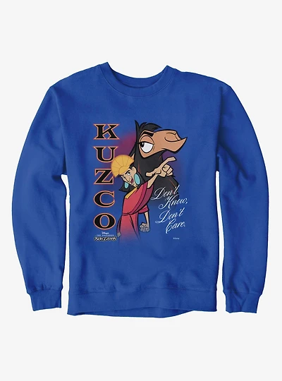 Disney The Emperor's New Groove Kuzco Spirit Don't Know Care Sweatshirt