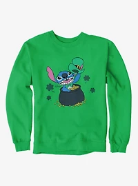 Disney Lilo And Stitch St. Patrick's Pot Of Gold Sweatshirt