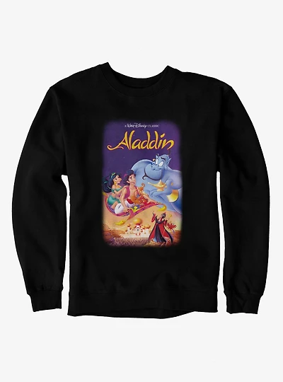 Disney Aladdin Classic Movie Cover Sweatshirt