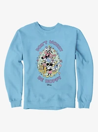 Disney Mickey Mouse And Friends Don't Worry Be Hoppy Easter Sweatshirt