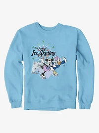 Disney Minnie Mouse And Daisy Duck The Art Of Ice Skating Sweatshirt