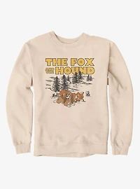 Disney The Fox And Hound Playful Tod Copper Sweatshirt