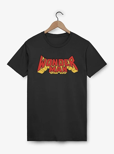 Marvel Comics Wonder Man Block Letter Header T-Shirt