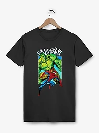 Marvel Comics Spider-Man And Hulk Appear T-Shirt