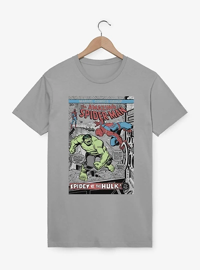 Marvel Comics Cover Amazing Spider-Man Vs The Hulk T-Shirt