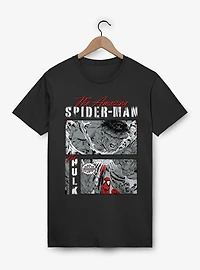 Marvel Comics Strongest One There Is Spider-Man and Hulk T-Shirt