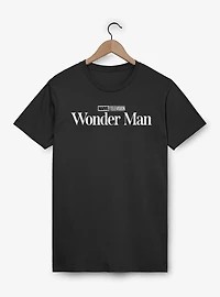 Marvel Wonder Man Black And White Show Logo T-Shirt