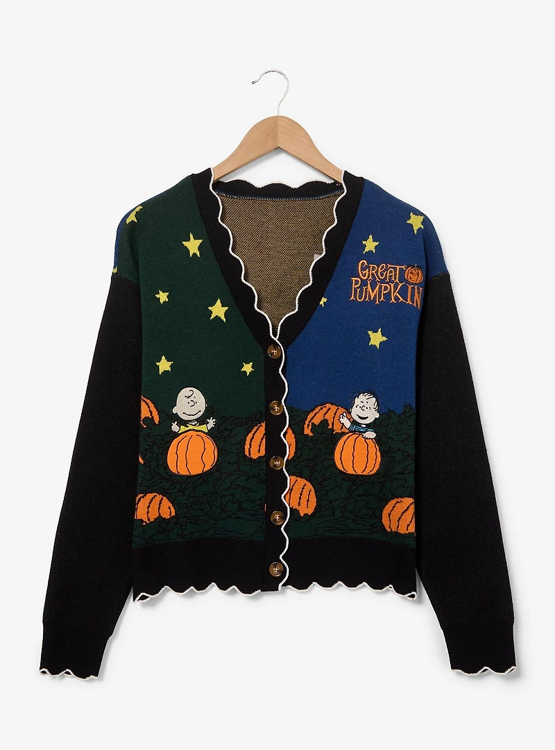 Peanuts The Great Pumpkin Women's Plus Glow-in-the-Dark Cardigan - BoxLunch Exclusive
