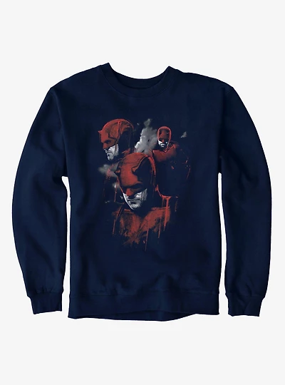 Daredevil Born Again Mask Collage Sweatshirt