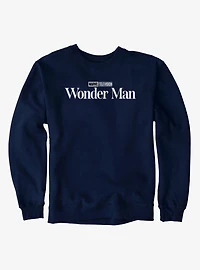 Marvel Wonder Man Black And White Show Logo Sweatshirt