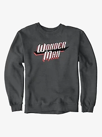 Marvel Comics Wonder Man Slant Text Sweatshirt