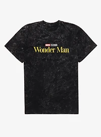 Marvel Wonder Man Show Logo Mineral Wash T-Shirt