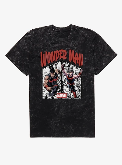 Marvel Comics Wonder Man Panels Mineral Wash T-Shirt Box Lunch Exclusive