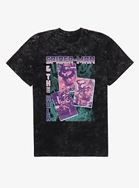 Marvel Comics Spider-Man Hulk Battle Mineral Wash T-Shirt