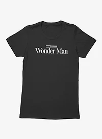 Marvel Wonder Man Black And White Show Logo Womens T-Shirt
