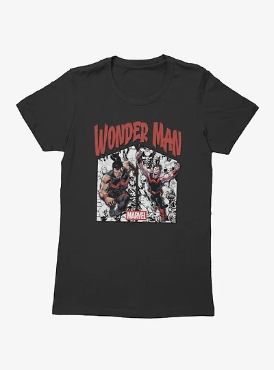 Marvel Comics Wonder Man Panels Womens T-Shirt Box Lunch Exclusive