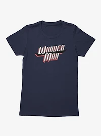Marvel Comics Wonder Man Slant Text Womens T-Shirt