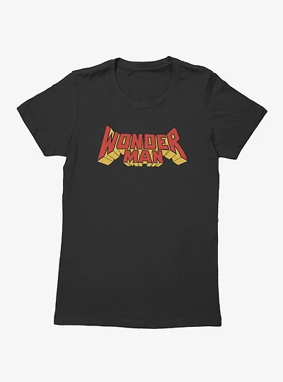 Marvel Comics Wonder Man Block Letter Header Womens T-Shirt